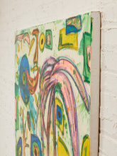 Load image into Gallery viewer, Dream Garden LARGE Abstraction Large Colorful Abstract Painting with Organic Forms by Julio De La Concha
