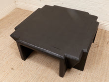 Load image into Gallery viewer, Art Deco Post Modern Black Coffee Table
