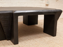 Load image into Gallery viewer, Art Deco Post Modern Black Coffee Table

