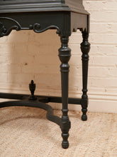 Load image into Gallery viewer, Dark Green Antique Bar Hutch
