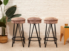 Load image into Gallery viewer, Set of 3 Brown Stools
