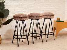 Load image into Gallery viewer, Set of 3 Brown Stools
