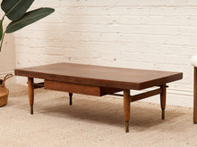 Load image into Gallery viewer, Walnut Vintage Coffee Table
