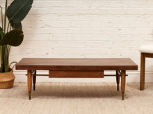 Load image into Gallery viewer, Walnut Vintage Coffee Table
