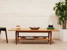Load image into Gallery viewer, Solid Walnut Room and Board Coffee Table with Caning
