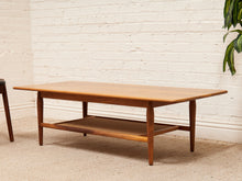 Load image into Gallery viewer, Solid Walnut Room and Board Coffee Table with Caning
