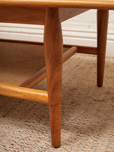 Load image into Gallery viewer, Solid Walnut Room and Board Coffee Table with Caning
