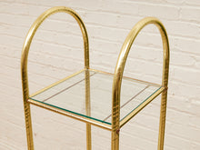 Load image into Gallery viewer, Gold Hollywood Regency Shelf
