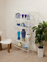 Load image into Gallery viewer, Vintage White Plant Shelf
