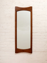 Load image into Gallery viewer, Walnut Vintage Scandi Mirror
