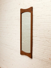 Load image into Gallery viewer, Walnut Vintage Scandi Mirror
