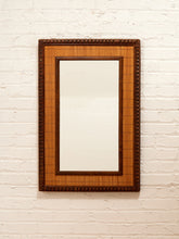 Load image into Gallery viewer, Vintage Bamboo and Rattan Mirror
