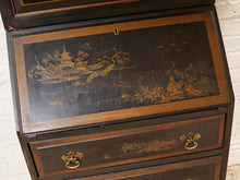 Load image into Gallery viewer, Chinoiserie Antique Bureau Secretary, Bar Cabinet
