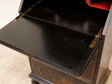 Load image into Gallery viewer, Chinoiserie Antique Bureau Secretary, Bar Cabinet
