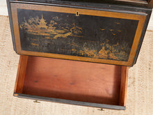 Load image into Gallery viewer, Chinoiserie Antique Bureau Secretary, Bar Cabinet
