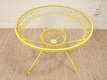 Load image into Gallery viewer, Arthur Umanoff Yellow Vintage Outdoor Table
