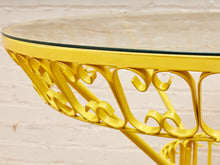 Load image into Gallery viewer, Arthur Umanoff Yellow Vintage Outdoor Table
