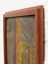 Load image into Gallery viewer, Forest Road Framed Woodland Landscape Artwork with Vintage Car
