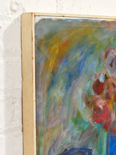 Load image into Gallery viewer, Figure by the Window Expressionist Painting with Floral Still Life
