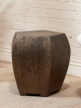 Load image into Gallery viewer, Facet Sculptural Metal Side Table or Stool
