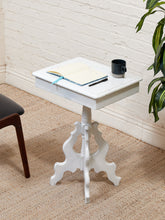 Load image into Gallery viewer, White Antique Pedestal Desk
