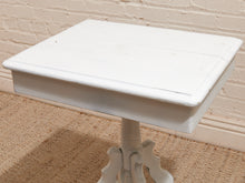 Load image into Gallery viewer, White Antique Pedestal Desk
