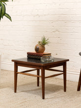 Load image into Gallery viewer, Black Top Mid Century Side Table
