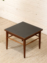 Load image into Gallery viewer, Black Top Mid Century Side Table

