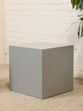 Load image into Gallery viewer, Grey Vintage Cube Pedestal
