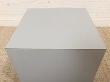 Load image into Gallery viewer, Grey Vintage Cube Pedestal
