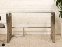 Load image into Gallery viewer, Chrome Geometric Desk
