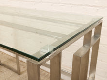 Load image into Gallery viewer, Chrome Geometric Desk
