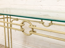 Load image into Gallery viewer, Vintage Cream Console Entry Table

