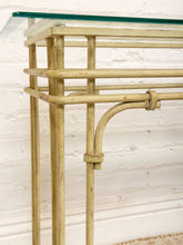 Load image into Gallery viewer, Vintage Cream Console Entry Table
