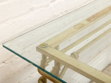 Load image into Gallery viewer, Vintage Cream Console Entry Table
