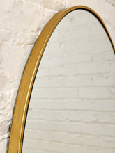 Load image into Gallery viewer, Oval Gold Mirror

