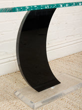 Load image into Gallery viewer, Post Modern Italian Glass and Chrome Table
