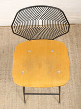 Load image into Gallery viewer, Single Stool geometric design, Bent Plywood Stool
