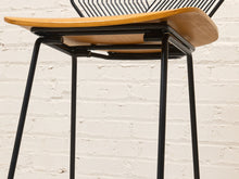 Load image into Gallery viewer, Single Stool geometric design, Bent Plywood Stool
