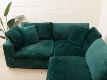 Load image into Gallery viewer, Hunter Green Sectional
