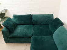 Load image into Gallery viewer, Hunter Green Sectional
