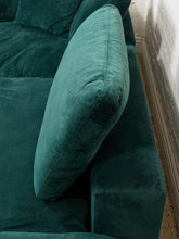 Load image into Gallery viewer, Hunter Green Sectional
