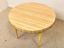 Load image into Gallery viewer, Formica Yellow Base Dinette Table
