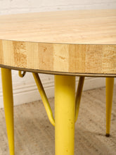 Load image into Gallery viewer, Formica Yellow Base Dinette Table
