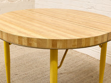 Load image into Gallery viewer, Formica Yellow Base Dinette Table
