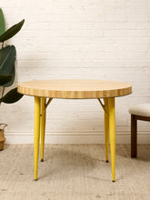 Load image into Gallery viewer, Formica Yellow Base Dinette Table
