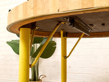 Load image into Gallery viewer, Formica Yellow Base Dinette Table
