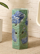Load image into Gallery viewer, Vintage Mid Century Ceramic Umbrella Holder
