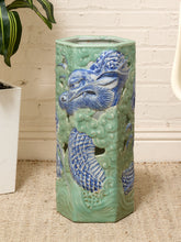 Load image into Gallery viewer, Vintage Mid Century Ceramic Umbrella Holder
