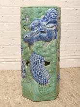 Load image into Gallery viewer, Vintage Mid Century Ceramic Umbrella Holder
